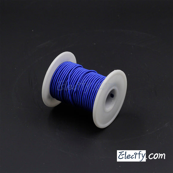 1m 0.04mm x 660 strands Natural silk litz wire blue, Red and white, 660/46