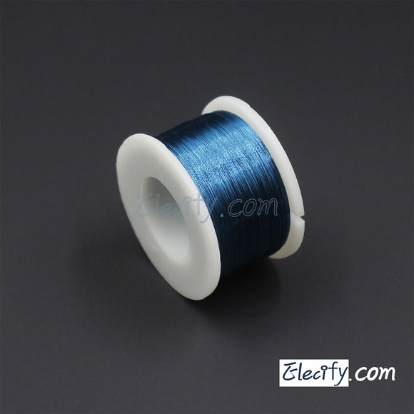 Blue Enameled copper wire 0.08mm 40AWG,100g 25g, Magnet Wire