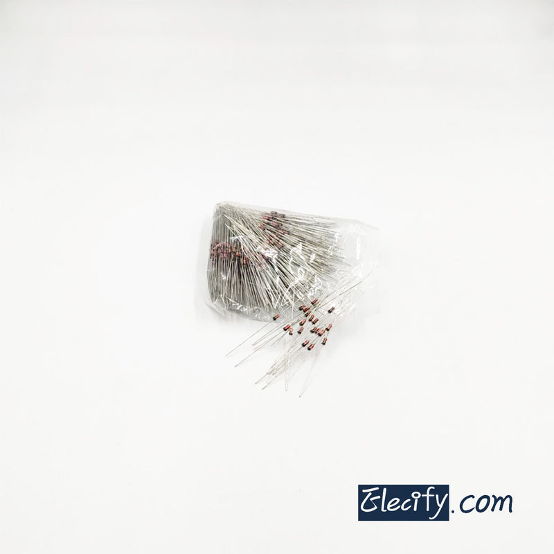 50pcs Zener Diode 0.5W 22V C22 ST BZX55C22V DO-35