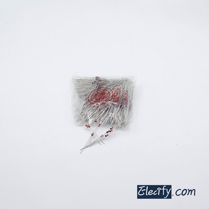 50pcs Zener Diode 0.5W 3.3V C3V3 ST BZX55C3V3 DO-35