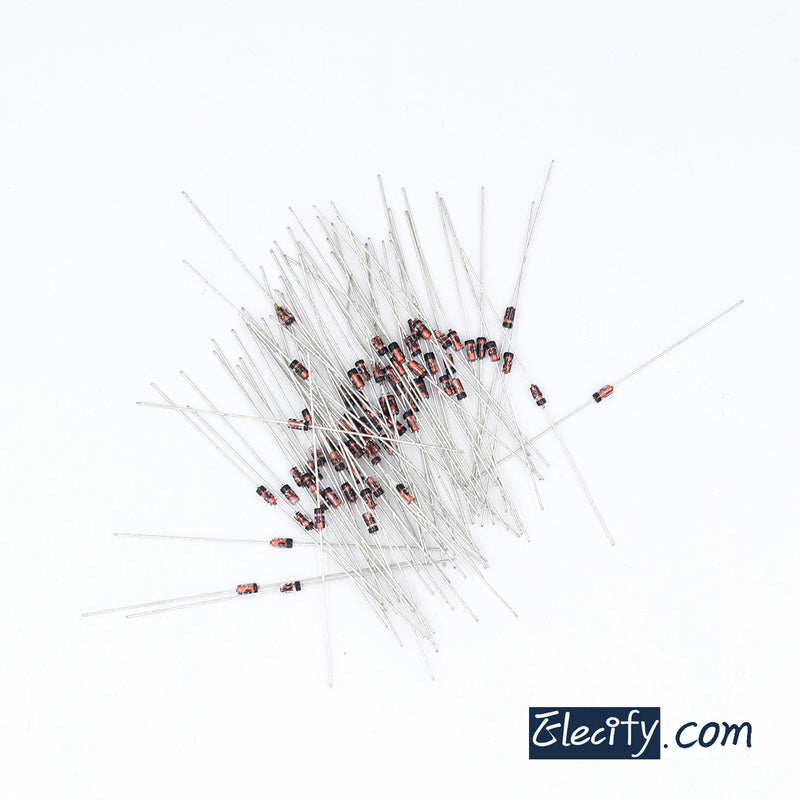 50pcs Zener Diode 0.5W 3.6V C3V6 ST BZX55C3V6 DO-35