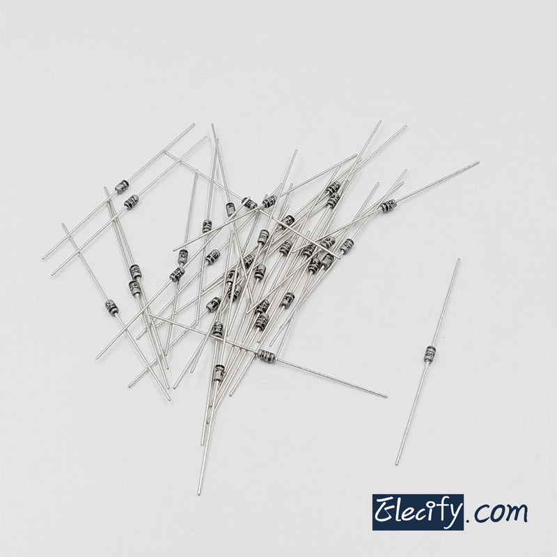 10pcs ON ST Zener Diode 1W 22V 1N4748A DO-41