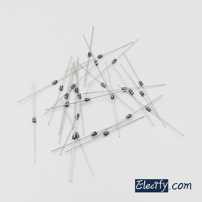 10Pcs ON Zener Diode 1W 51V 1N4757A DO-41