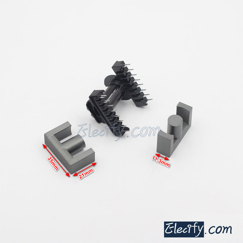 1set PC40 EC35 8+8pins Ferrite Cores and bobbin 35mm