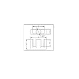 1set EC49 PC40 Ferrite Cores and bobbin 49mm
