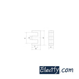 5set EE10 4+4pins Ferrite Cores and bobbin 10mm