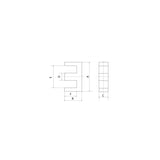 2set EF20 horizontal 5+5pins 20mm  10mm 5mm Ferrite Cores and bobbin, transformer core, inductor coil