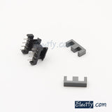 2set EF25 4+4pins 25mm 10mm 6.5mm Ferrite Cores bobbin, transformer core, inductor coil