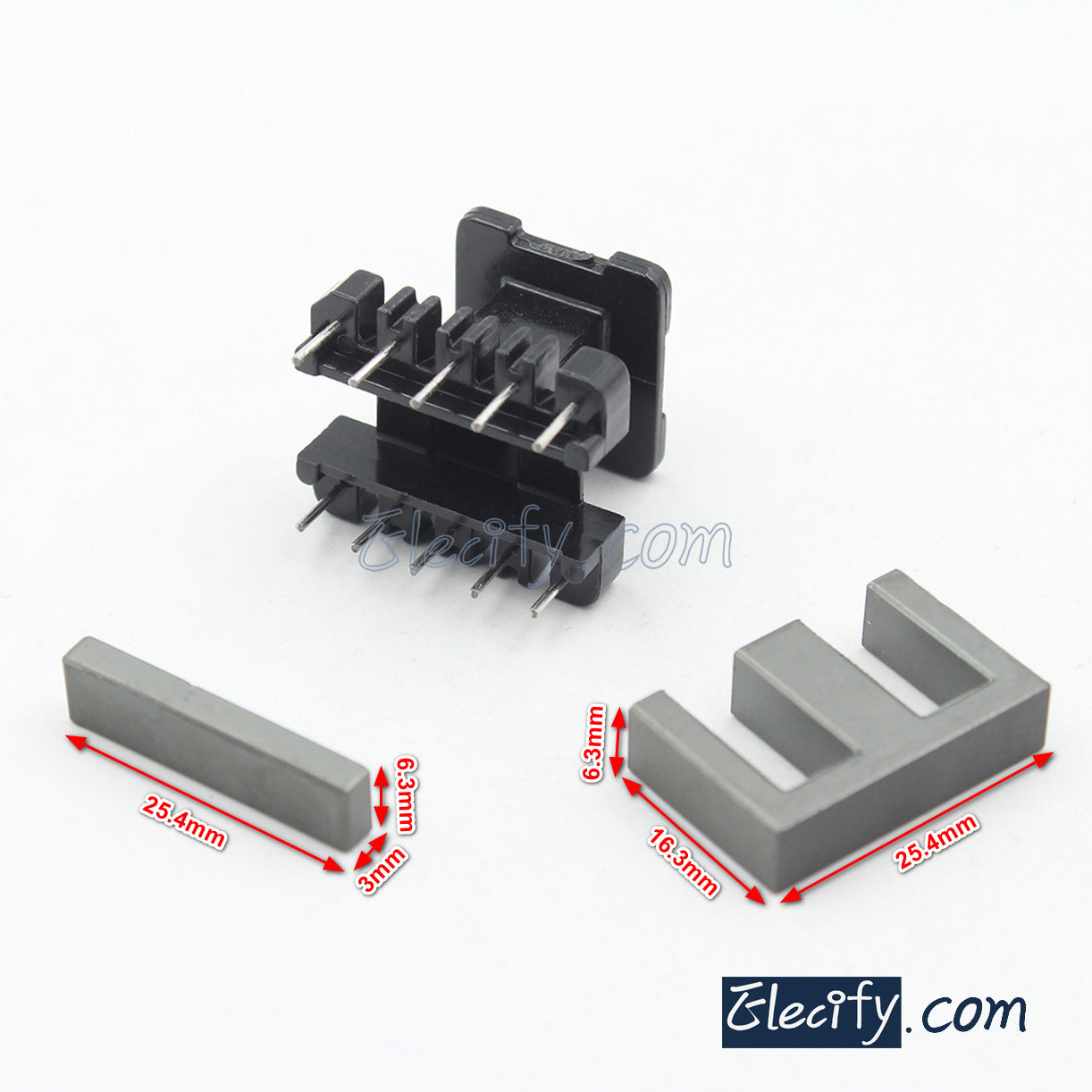 EI25 5+5pins PC40 Ferrite Cores and bobbin 25.4mm – elecify