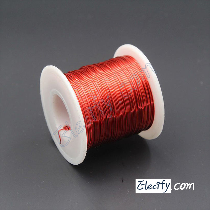 Red color Enameled wire 150g, 18AWG, 1.0mm, Enamelled Copper Coil, Magnet Wire