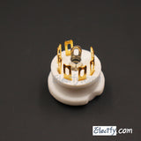 7Pin vacuum tube socket for 6J5 6H2 6X4, miniature socket