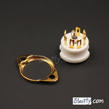 7Pin vacuum tube socket for 6J5 6H2 6X4, miniature socket