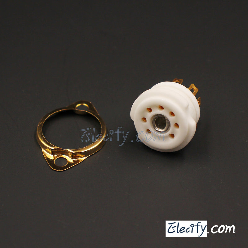 7Pin vacuum tube socket for 6J5 6H2 6X4, miniature socket