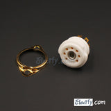 7Pin vacuum tube socket for 6J5 6H2 6X4, miniature socket