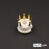 7Pin vacuum tube socket for 6J5 6H2 6X4, miniature socket for PCB