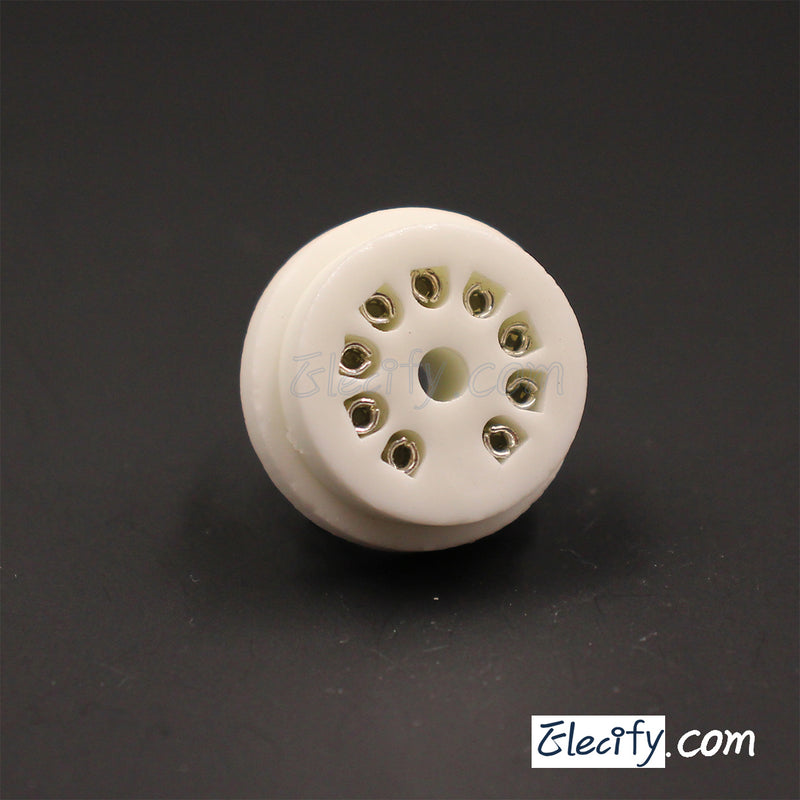 20pcs CMC 9 Pin steel Ceramic Machine made Gold Tube Socket for ECC83 12AX7 EL84 20pcs CMC 9 Pin steel Ceramic Machine made Gold Tube Socket for ECC83 12AX7 EL84