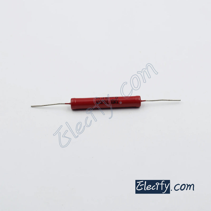 High voltage glass glaze resistor 100M 5W 10KV