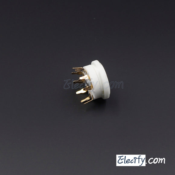 9Pin Gold noval socket, for 12AX7 12AU7 ECC82 EL84