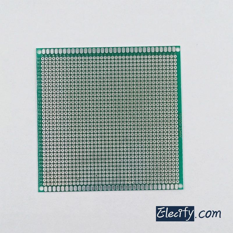 Double sides PCB 10*10cm, 2.54mm pitch