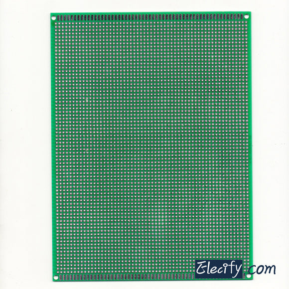 Double sides PCB 12*18cm, 2.54mm pitch