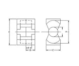 2set PQ20 PC40 Ferrite Cores and bobbin