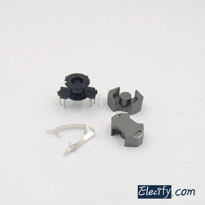 2set RM5 3+3pins Ferrite Cores bobbin,transformer core,inductor coil 12mm