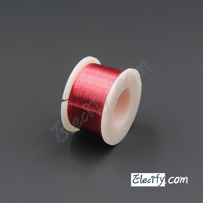 Red Enameled wire 100g 25g 44AWG, 0.05mm Enameled copper wire, Magnet Wire