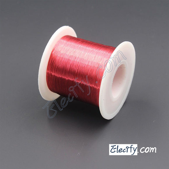 Red color Enameled wire 150g 30AWG,0.25mm,340m Enameled copper wire,Magnet Wire