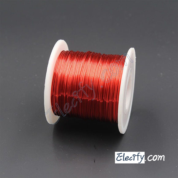 Red color Enameled wire 150g, 26AWG,0.4mm, 135m, Enamelled Copper Coil, Magnet Wire