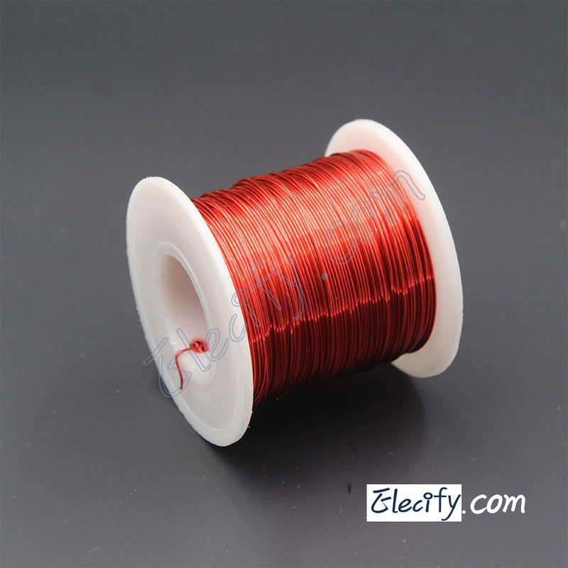 Red color Enameled wire 150g, 20AWG, 0.8mm, Enamelled Copper Coil, Magnet Wire