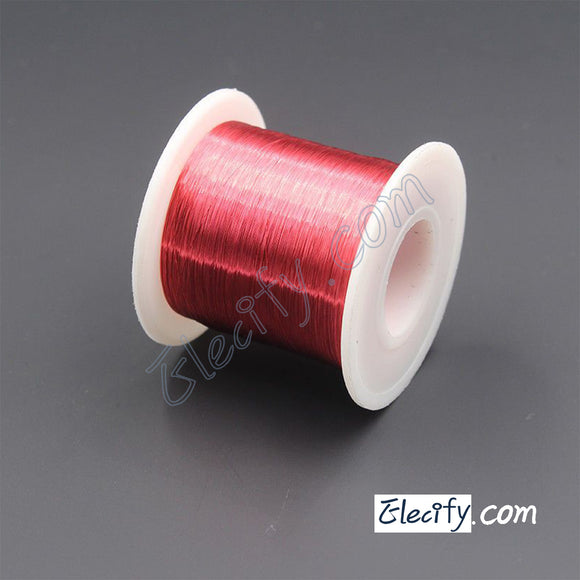 Red color Enameled wire 100g 25g 44AWG, 0.05mm Enameled copper wire, Magnet Wire