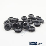 10pcs black rubber wiring grommet 10mm