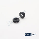 10pcs black rubber wiring grommet 4mm