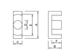 1set PC40 EC35 8+8pins Ferrite Cores and bobbin 35mm