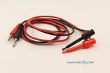 1set right angle test hool clip to 4mm banana plugs